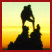 Title image part two of four - Silhouette of man on top of a mountain peak
